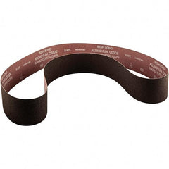 Norton - 4" Wide x 36" OAL, 100 Grit, Aluminum Oxide Abrasive Belt - Aluminum Oxide, Coated, X Weighted Cloth Backing - All Tool & Supply