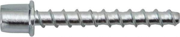 Powers Fasteners - 3/8" Zinc-Plated Steel Vertical (End Drilled) Mount Threaded Rod Anchor - 1/4" Diam x 1-5/8" Long, 3,265 Lb Ultimate Pullout, For Use with Concrete/Masonry - All Tool & Supply