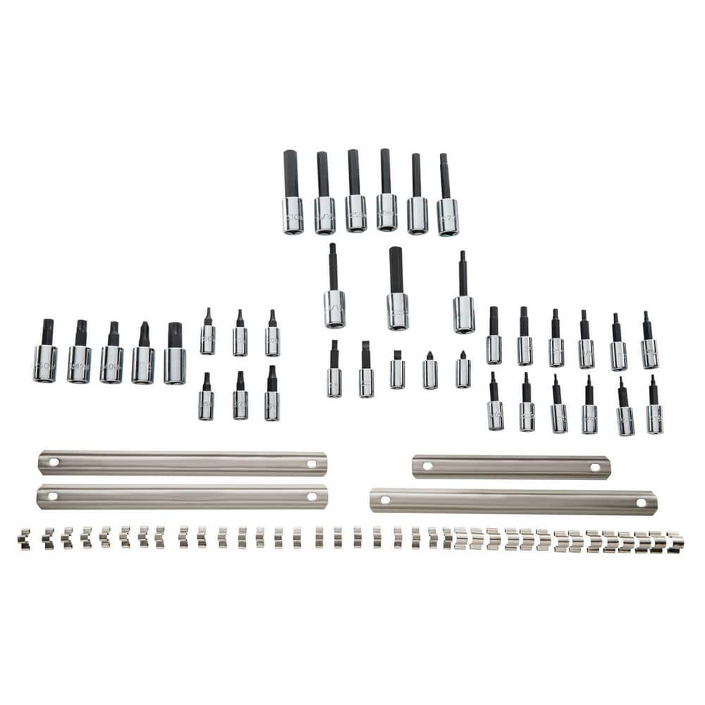 Socket Sets; Set Type: Socket Set; Drive Size: 1/4; 3/8; Maximum Socket Depth (Decimal Inch): 0.3750; Minimum Socket Depth (Decimal Inch): 0.2500; Number Of Pieces: 7; Case Type: None; Socket Depth: Standard; Contents: 10 mm, 3 mm, 4 mm, 5 mm, 6 mm, 7 mm,