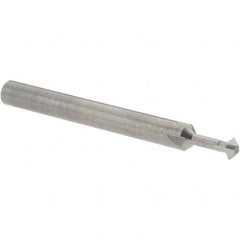 Accupro - 5/32° 5/32" Cut Diam, 0.078" Cut Width, 3/16" Shank, Solid Carbide Double-Angle Cutter - All Tool & Supply