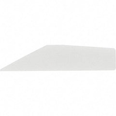 Noga - T80 Bi-Directional Ceramic Deburring Scraper Blade - Flat Blade Cross Section - All Tool & Supply