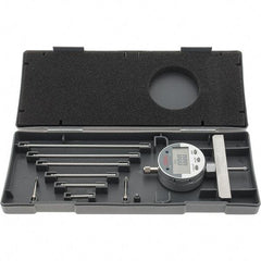 SPI - 0" to 22" Steel Electronic Depth Gage - 0.001" Accuracy, 0.0005" Resolution, 4" Base Length - All Tool & Supply