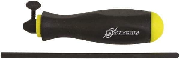 Bondhus - 1/8" Standard Hex Driver - 4.52" Blade Length, Comfort Grip Handle, 9" OAL - All Tool & Supply