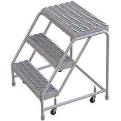 TRI-ARC - Rolling & Wall Mounted Ladders & Platforms Type: Rolling Warehouse Ladder Style: Rolling Safety Ladder - All Tool & Supply