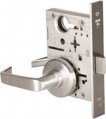 Stanley - Passage Lever Lockset for 1-3/8 to 1-3/4" Thick Doors - 2-3/8 to 2-3/4" Back Set, Brass, Satin Chrome Finish - All Tool & Supply