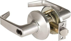 Stanley - Grade 1 Classroom Lever Lockset - 2-3/4" Back Set, Zinc, Satin Chrome Finish - All Tool & Supply