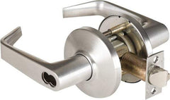 Stanley - Grade 1 Institution Lever Lockset - 2-3/4" Back Set, Zinc, Satin Chrome Finish - All Tool & Supply