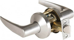 Stanley - Grade 1 Passage Lever Lockset - 2-3/4" Back Set, Zinc, Satin Chrome Finish - All Tool & Supply