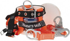 Miller - 310 Lb. Capacity, General Use Fall Protection Kit - Back D Ring, 6 Ft. Lanyard Long, Gold and Black - All Tool & Supply