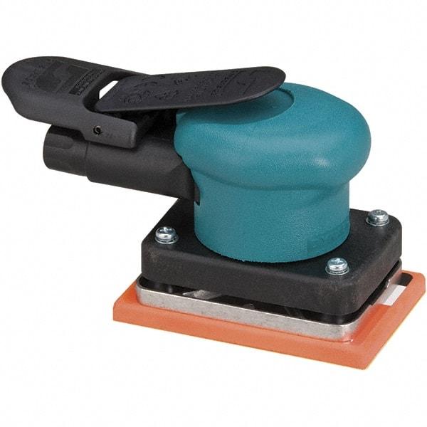 Dynabrade - 10,000 OPM, 13 CFM Air Consumption, Palm Air Orbital Sander - Rectangular Pad, 1/4 NPT Inlet - All Tool & Supply