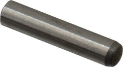 Made in USA - 2.5mm Diam x 12.5mm Pin Length 416 Stainless Steel Precision Dowel Pin - C 36-42 Hardness, 1 Beveled & 1 Rounded End - All Tool & Supply