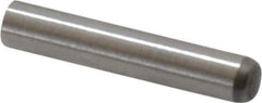 Made in USA - 2.5mm Diam x 14mm Pin Length 416 Stainless Steel Precision Dowel Pin - C 36-42 Hardness, 1 Beveled & 1 Rounded End - All Tool & Supply