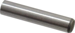 Made in USA - 6mm Diam x 30mm Pin Length 416 Stainless Steel Precision Dowel Pin - C 36-42 Hardness, 1 Beveled & 1 Rounded End - All Tool & Supply