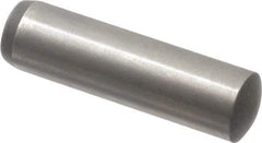 Made in USA - 8mm Diam x 30mm Pin Length 416 Stainless Steel Precision Dowel Pin - C 36-42 Hardness, 1 Beveled & 1 Rounded End - All Tool & Supply