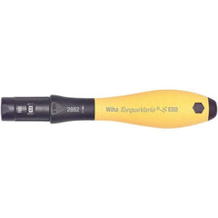 Wiha - 1 Piece, 15 to 80 In/oz, Adjustable Torque Limiting Screwdriver - 1/4" Drive - All Tool & Supply