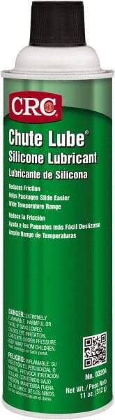 CRC - 20 oz Aerosol Nondrying Film/Silicone Penetrant/Lubricant - Clear & White, -40°F to 400°F, Food Grade - All Tool & Supply