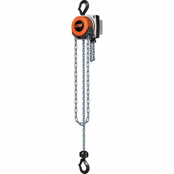 CM - 4,000 Lb Capacity, 20' Lift Height, Chain Manual Hoist - All Tool & Supply