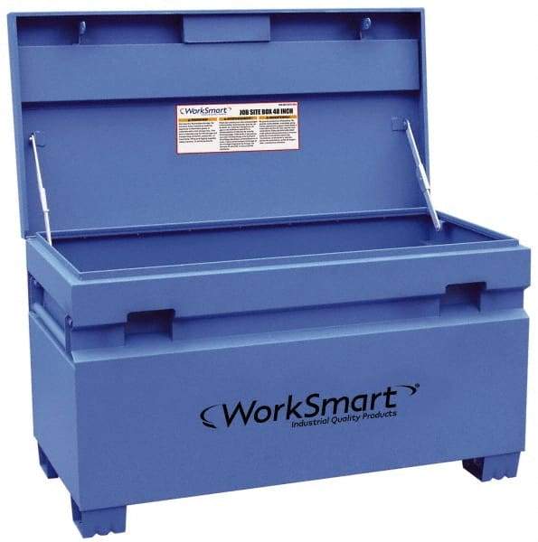 Value Collection - 48" Wide x 24-3/16" Deep x 28-5/16" High Job Site Box - Steel, Blue - All Tool & Supply