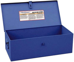 Value Collection - 28-5/16" Wide x 12-3/8" Deep x 11-1/8" High Job Site Welder's Box - Steel, Blue - All Tool & Supply