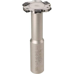 Iscar - Arbor Hole Connection, 0.118" Cutting Width, 100mm Cutter Diam, 39mm Hole Diam, 12 Tooth Indexable Slotting Cutter - SDN Toolholder, LNET Insert, Right Hand Cutting Direction - All Tool & Supply