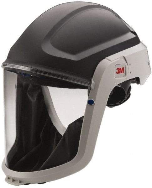 3M - PAPR Compatible Hard Hat with Face Shield - Polyester, Compatible with Breathe Easy, GVP, TR-300, M-series - All Tool & Supply