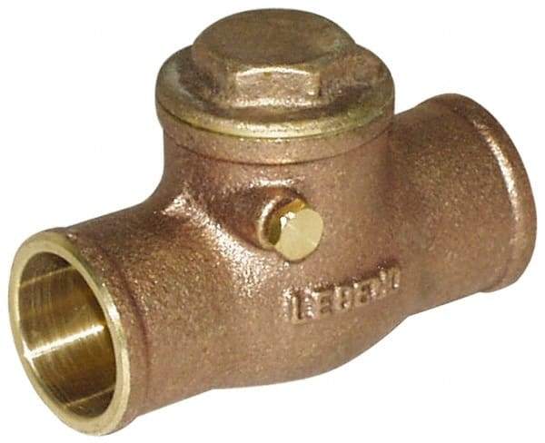 Legend Valve - 3/4" Cast Brass Check Valve - Service Check Valve, Sweat, 200 WOG - All Tool & Supply