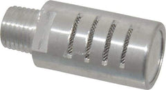 PRO-SOURCE - 1/4 Male NPT, 5/8" Hex, 1-7/8" OAL, Muffler - 300 Max psi, 30 CFM, Aluminum - All Tool & Supply