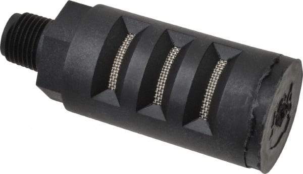 PRO-SOURCE - 1/8 Male NPT, 5/8" Hex, 2-7/64" OAL, Muffler - 150 Max psi, Glass Filled Nylon - All Tool & Supply