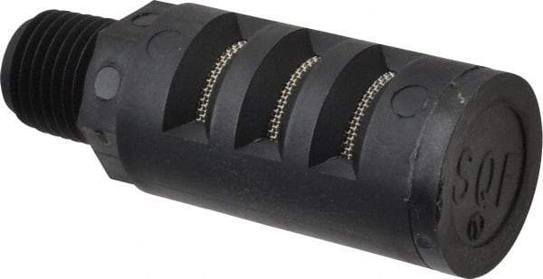 PRO-SOURCE - 1/4 Male NPT, 5/8" Hex, 2-15/64" OAL, Muffler - 150 Max psi, Glass Filled Nylon - All Tool & Supply