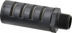 PRO-SOURCE - 1/2 Male NPT, 1" Hex, 3-35/64" OAL, Muffler - 150 Max psi, Glass Filled Nylon - All Tool & Supply