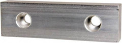 Gibraltar - 8" Wide x 2-1/2" High x 1-1/4" Thick, Flat/No Step Vise Jaw - Soft, Aluminum, Fixed Jaw, Compatible with 8" Vises - All Tool & Supply