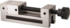 Gibraltar - 2-1/2" Jaw Width, 3" Jaw Opening Capacity, 1-1/4" Jaw Height, Toolmaker's Vise - Flat Jaw, 0.0002" Parallelism, 0.0003" Squareness, 7.4" OAL x 2-1/2" OAH - All Tool & Supply