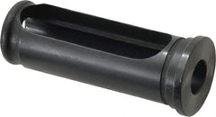 Interstate - 1/2" ID, 1" OD, 2-3/4" Length Under Head, Type C Lathe Tool Holder Bushing - 3/16" Head Thickness, 2-3/8" Slot Length - Exact Industrial Supply