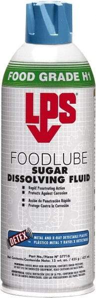 LPS - 15 oz Aerosol Spray Lubricant - Clear, 41°F to 203°F, Food Grade - All Tool & Supply