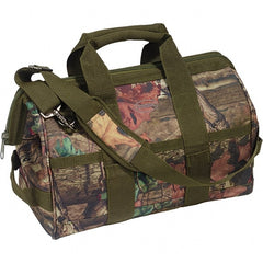 Bucket Boss - 16 Pocket, Polyester, Camouflage Tool Bag - Exact Industrial Supply