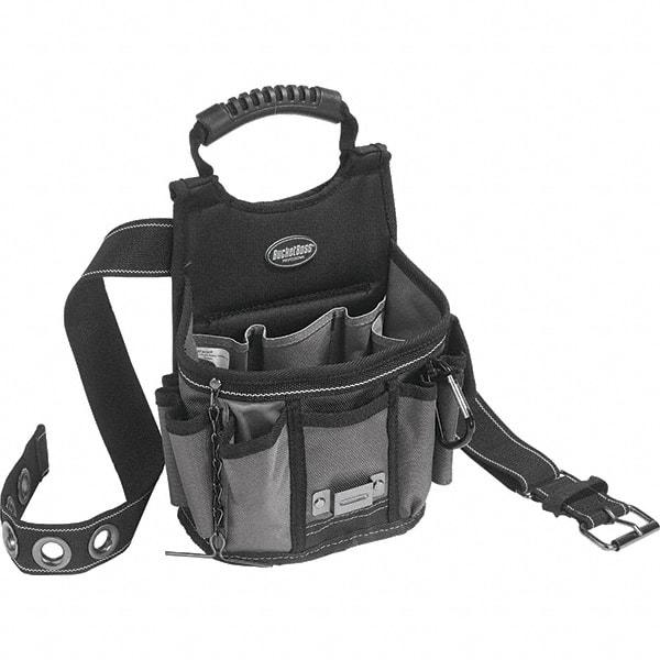 Bucket Boss - 13 Pocket General Purpose Holster - Ballistic Polyester, Black & Gray - All Tool & Supply