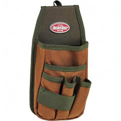 Bucket Boss - 5 Pocket General Purpose Holster - Polyester, Brown & Green - All Tool & Supply