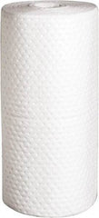 PRO-SAFE - 70 Gal Capacity per Package, Oil Only Roll - 150' Long x 30" Wide, White, Polypropylene - All Tool & Supply