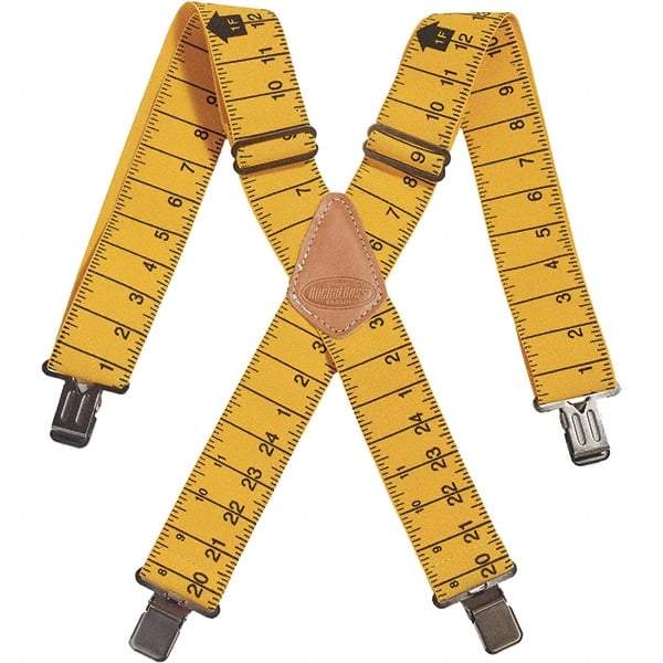 Bucket Boss - Suspenders - Elastic, Black & Yellow - All Tool & Supply