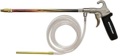 Guardair - 120 Max psi Brass Syphon Spray Gun - 1/4 NPT Inlet, 12" Tube Length, Aluminum Body/Brass Nozzle - All Tool & Supply