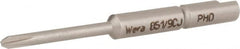 Wera - 4mm Drive #0 Point Precision Phillips Bit - Exact Industrial Supply