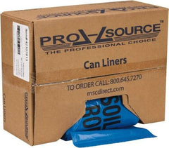 PRO-SOURCE - 32 Gal Capacity, Blue, Hazardous Waste Bag - 1.3 mil Thick x 30" Wide x 43" High, Roll - All Tool & Supply