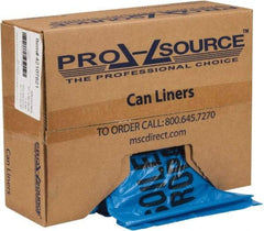 PRO-SOURCE - 45 Gal Capacity, Blue, Hazardous Waste Bag - 1.3 mil Thick x 37" Wide x 50" High, Roll - All Tool & Supply