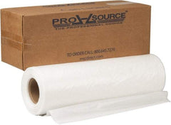 PRO-SOURCE - 1.8 mil Thick, Heavy-Duty Trash Bags - Hexene Resins, Roll Dispenser, 38" Wide x 63" High, Clear - All Tool & Supply