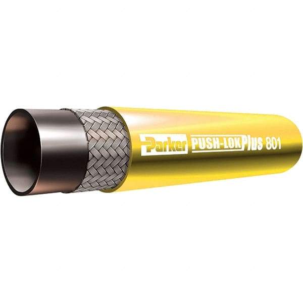 Parker - 3/8" ID x 0.63" OD CTL Push-on Air Hose - 350 Working psi, -40 to 257°F, Blue - All Tool & Supply