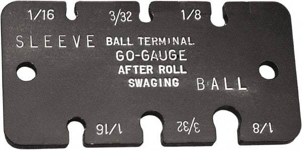 Loos & Co. - 1/16 to 1/8 Inch Range, Wire and Sheet Metal Gage - Use with Ball Terminals - All Tool & Supply