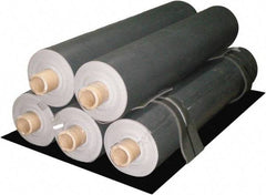 Singer Safety - 30' Long x 53" Wide x 0.11" Thick, Barium Sulfate Loaded Vinyl Roll - Federal Test Standard 191, Method 5903 Specification, Black - All Tool & Supply