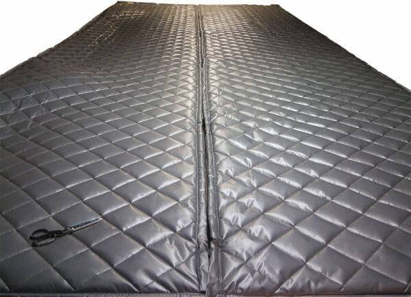 Singer Safety - 25' Long x 48" Wide, Fiberglass Roll - ASTM E-84 Specification, Metallic Gray - All Tool & Supply