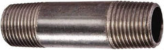 Value Collection - Schedule 80, 3" Diam x 11" Long Black Pipe Nipple - Seamless - All Tool & Supply