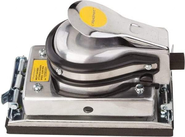 Value Collection - 8,000 OPM, 4 CFM Air Consumption, 90 psi Air Pressure, Palm Air Orbital Sander - Rectangular Pad, 1/4 NPT Inlet - All Tool & Supply